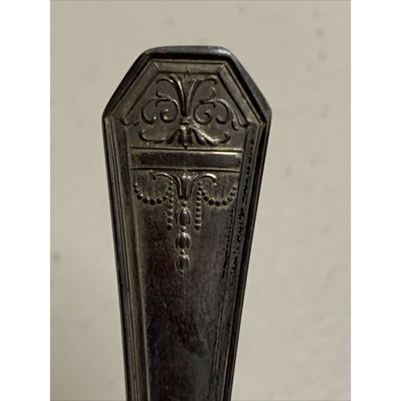 ANTIQUE VINTAGE COLLECTIBLE Shovel 4” Wm.ROGERS & SON AA SILVER PLATE Orig Box - Picture 6 of 7